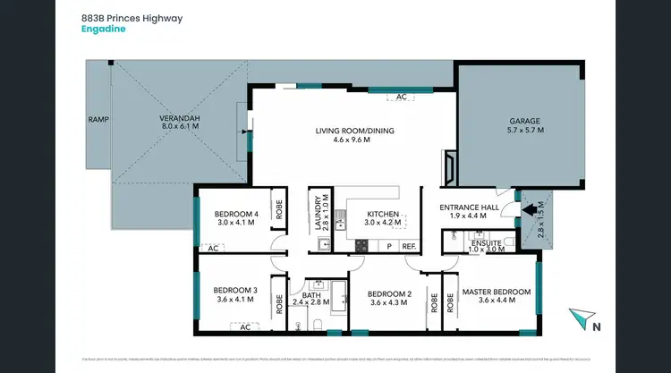 Floorplan of Homely house listing, 883B Princes Hwy, Engadine NSW 2233