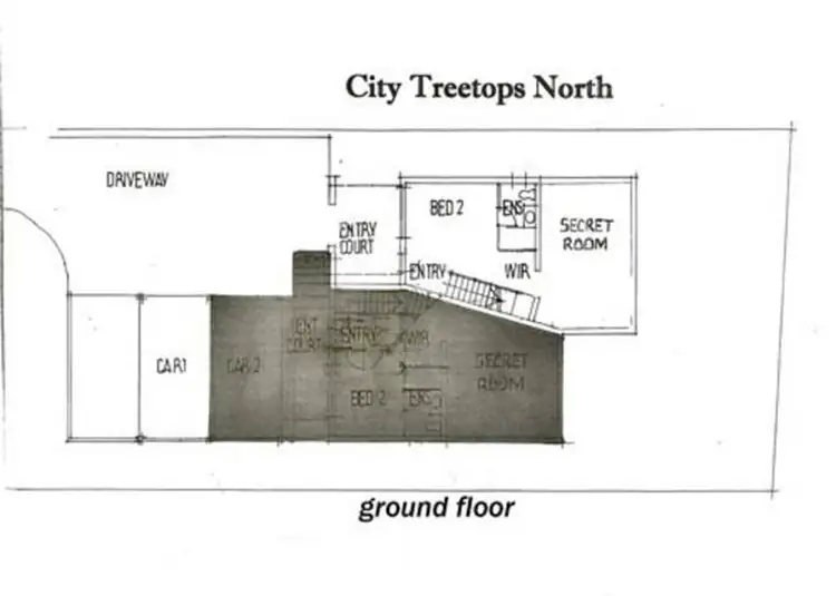 Floorplan of Homely townhouse listing, 16A Glassey Street, Red Hill QLD 4059
