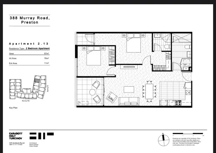 Floorplan of Homely apartment listing, 213/388 Murray Road, Preston VIC 3072