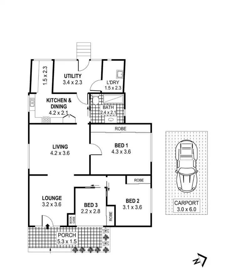 Floorplan of Homely house listing, 260 Princes Highway, Dapto NSW 2530