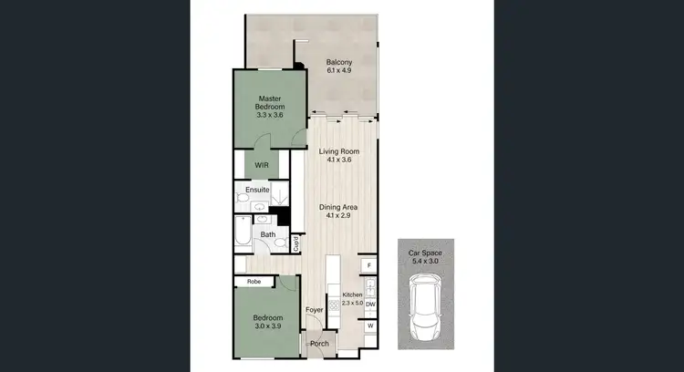 Floorplan of Homely unit listing, 13/12 Belgrave Road, Indooroopilly QLD 4068