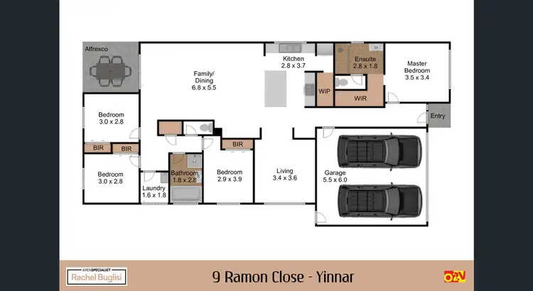 Floorplan of Homely house listing, 9 Ramon Close, Yinnar VIC 3869