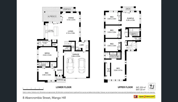 Floorplan of Homely house listing, 8 Abercrombie Street, Mango Hill QLD 4509