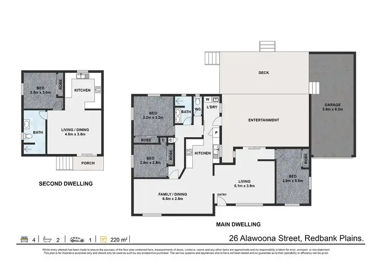 Floorplan of Homely house listing, 26 Alawoona Street, Redbank Plains QLD 4301