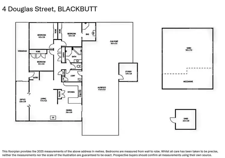 Floorplan of Homely house listing, 4 Douglas Street, Blackbutt QLD 4314