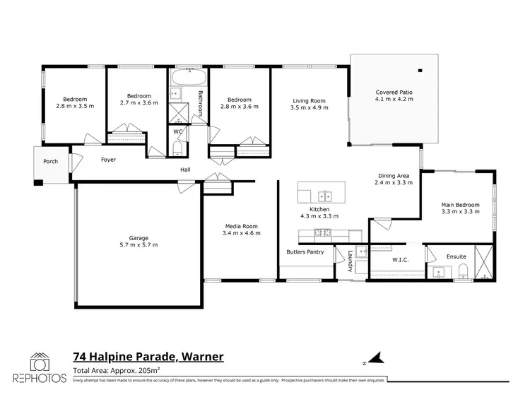 Floorplan of Homely house listing, 74 Halpine Parade, Warner QLD 4500