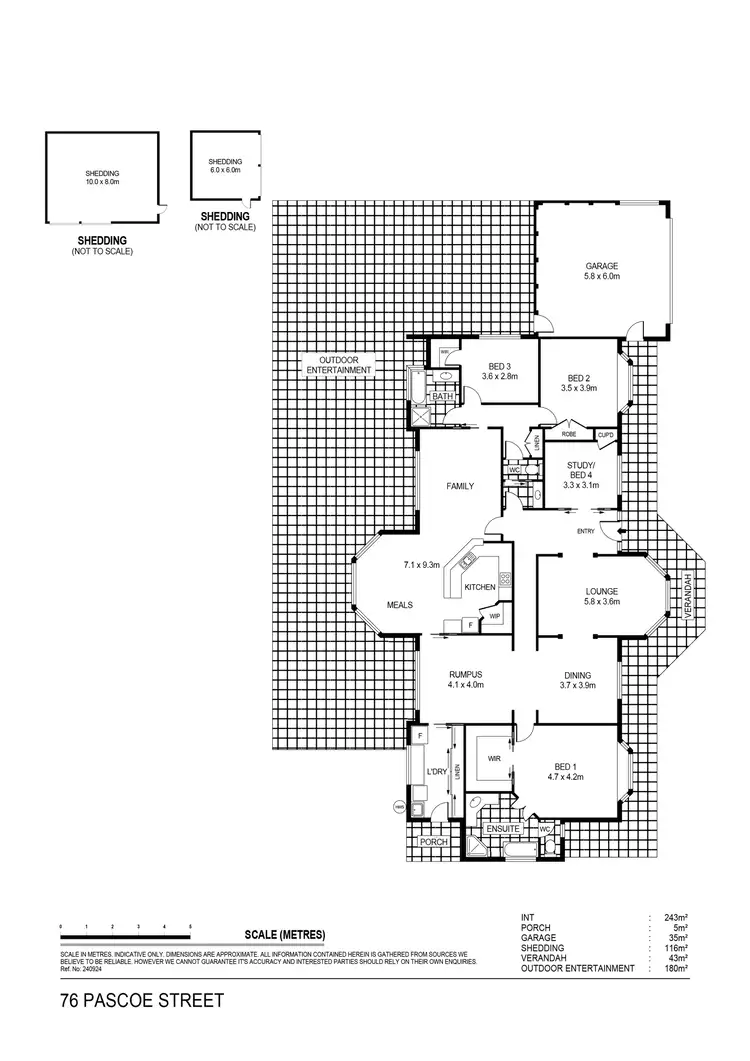 Floorplan of Homely house listing, 76 Pascoe Street, Rochester VIC 3561