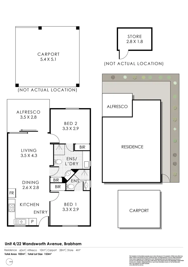 Floorplan of Homely unit listing, 4/22 Wandsworth Avenue, Brabham WA 6055