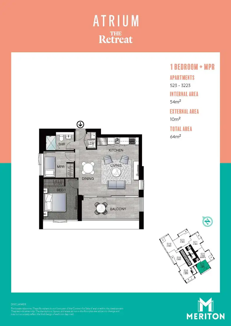 Floorplan of Homely apartment listing, 3223/12 Uhrig Road, Lidcombe NSW 2141