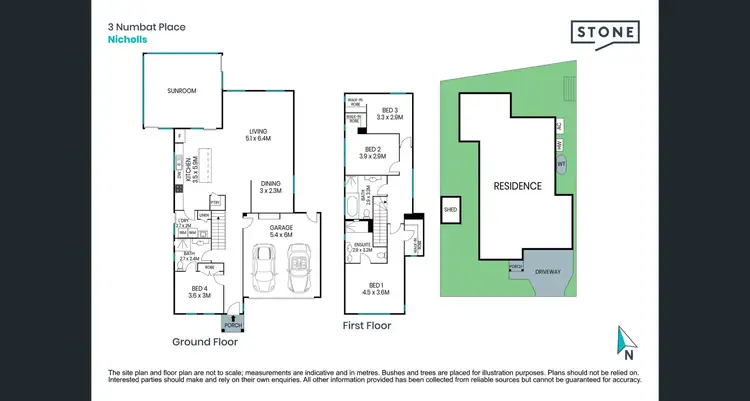 Floorplan of Homely house listing, 3 Numbat Place, Nicholls ACT 2913