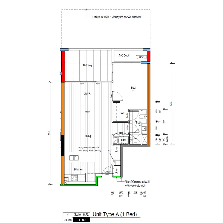 Floorplan of Homely apartment listing, 4603/61 Investigator Drive, Robina QLD 4226