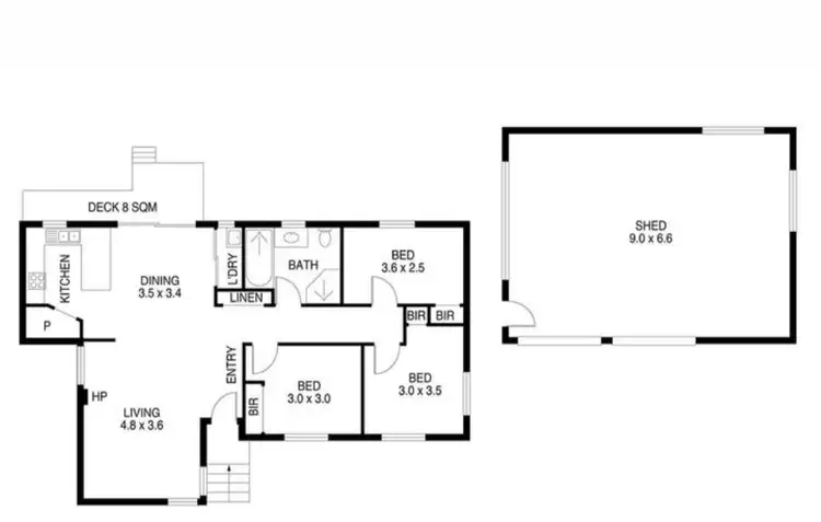 Floorplan of Homely house listing, 18 Frome Street, Glenorchy TAS 7010