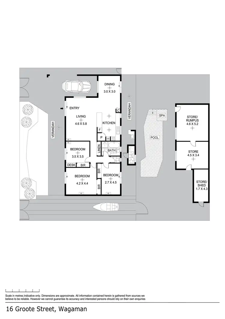 Floorplan of Homely house listing, 16 Groote Street, Wagaman NT 810