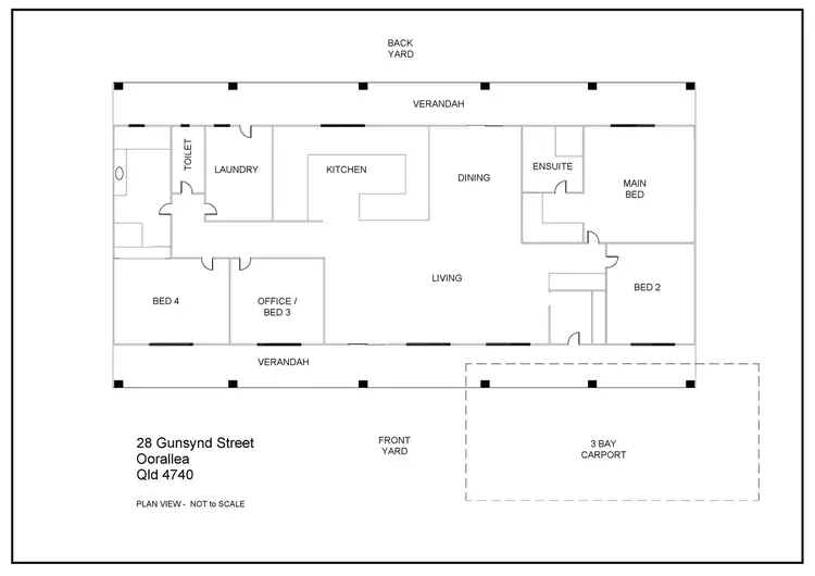 Floorplan of Homely house listing, 28 Gunsynd Street, Ooralea QLD 4740