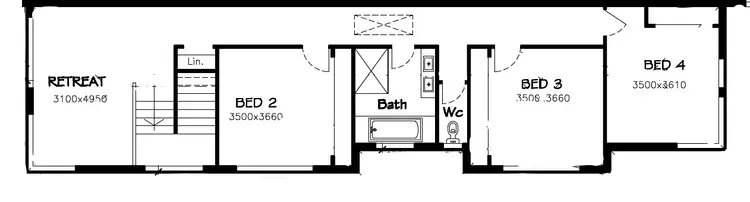 Floorplan of Homely townhouse listing, 182A Patterson Road, Bentleigh VIC 3204