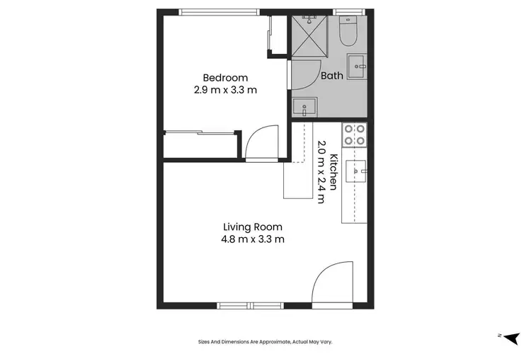 Floorplan of Homely apartment listing, 5/9 Macquoid St, Queanbeyan East NSW 2620