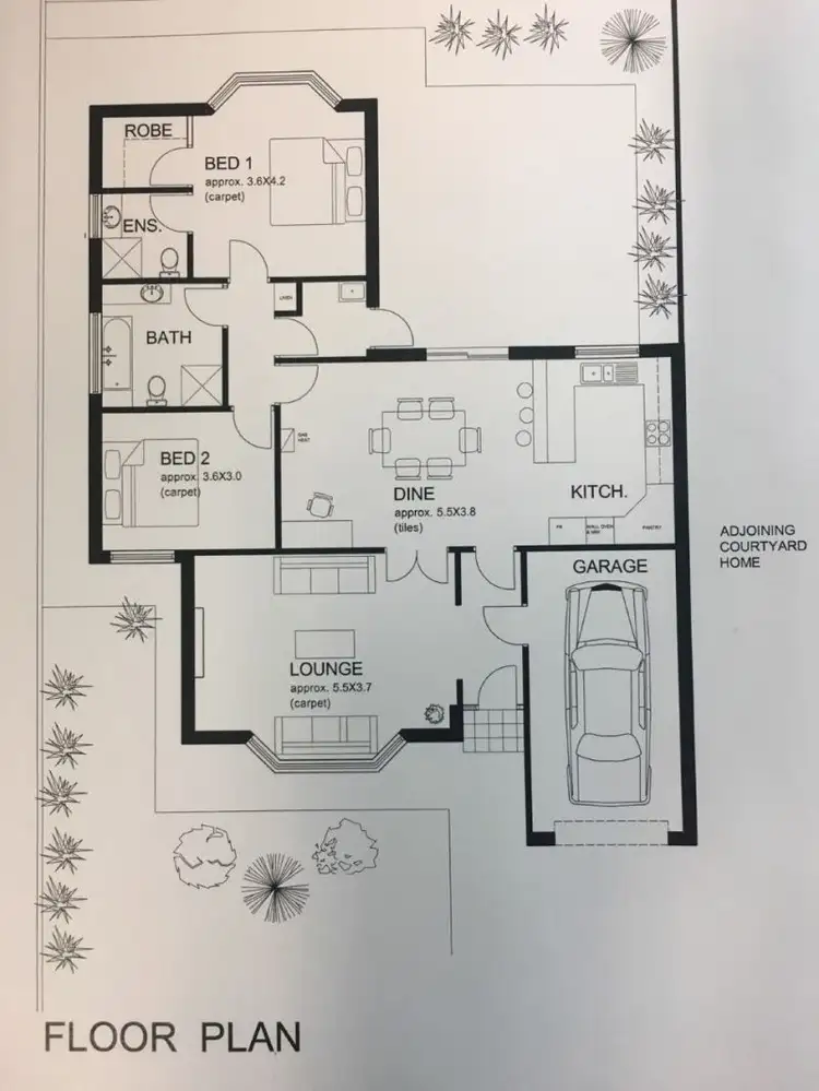 Floorplan of Homely house listing, 27B Rivett Avenue, Fulham Gardens SA 5024