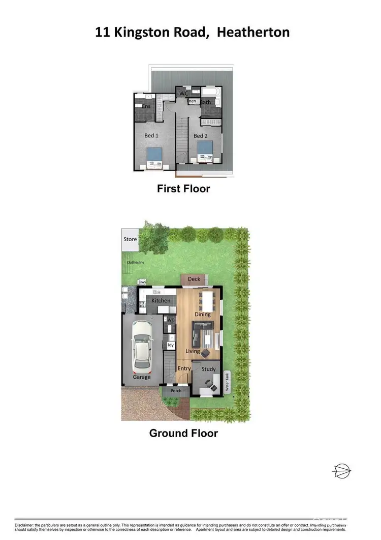 Floorplan of Homely townhouse listing, 4/11 Kingston Road, Heatherton VIC 3202