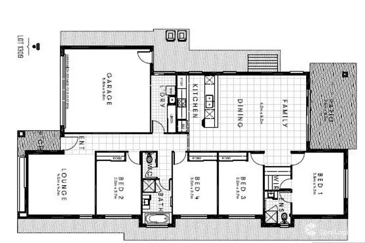 Floorplan of Homely house listing, 21 Egan Crescent, Cobbitty NSW 2570