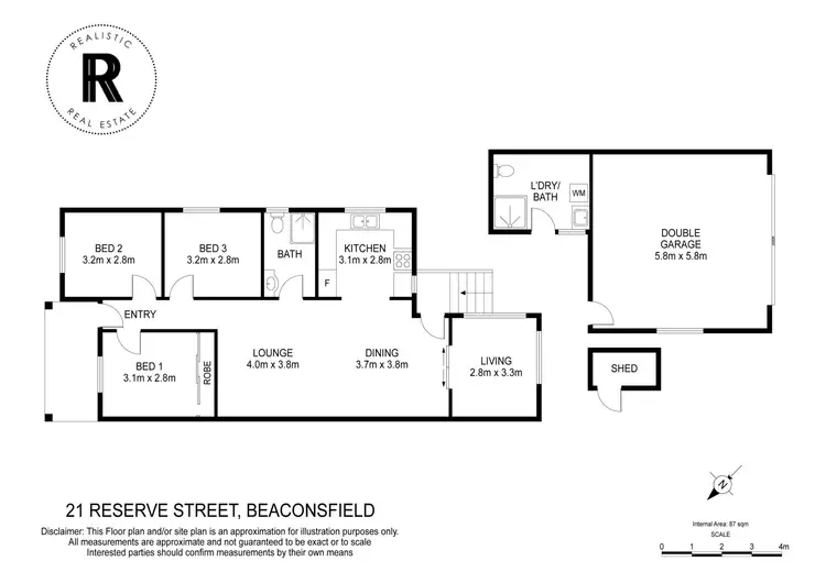 Floorplan of Homely house listing, 21 Reserve street, Beaconsfield NSW 2015