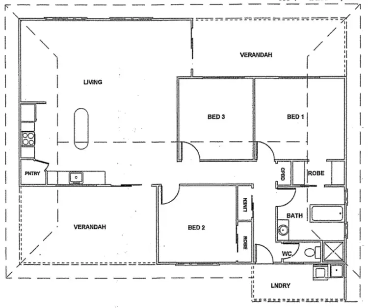 Floorplan of Homely house listing, 7 Rose Court, Braitling NT 870