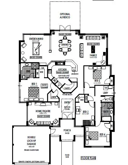 Floorplan of Homely house listing, 9 Novara Way, Stirling WA 6021