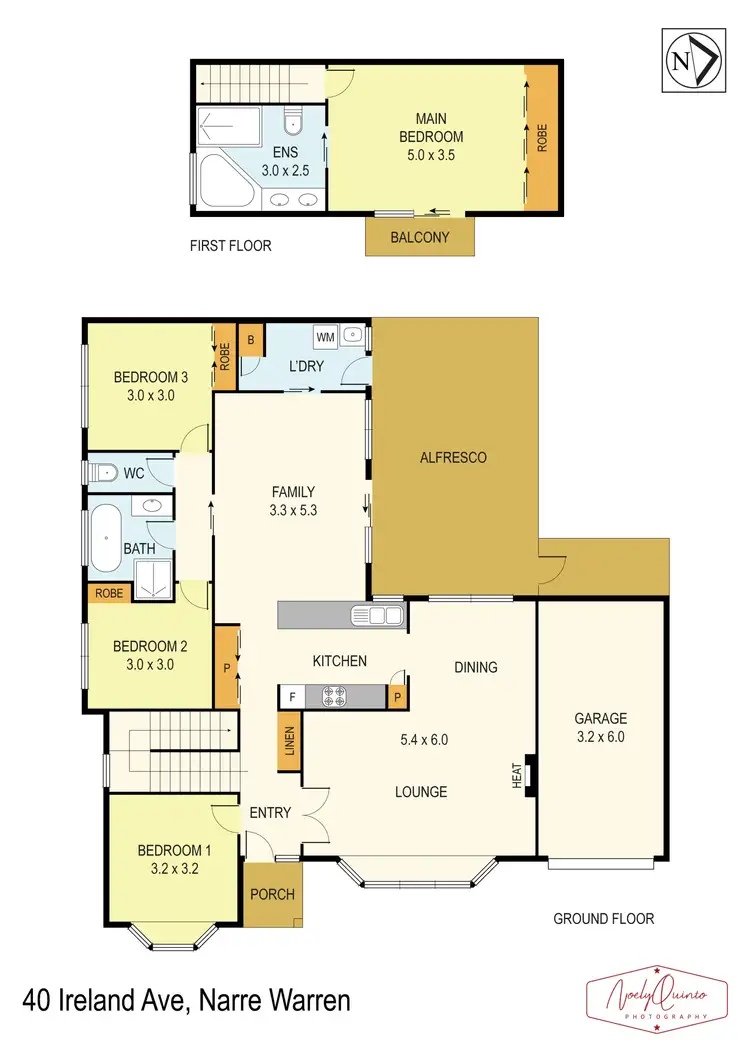 Floorplan of Homely house listing, 40 Ireland Avenue, Narre Warren VIC 3805