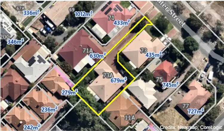 Floorplan of Homely house listing, 73A Jupiter Street, Carlisle WA 6101