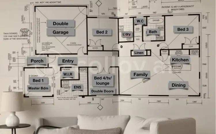 Floorplan of Homely house listing, 28 Starflower Way, Truganina VIC 3029