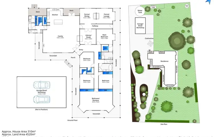 Floorplan of Homely house listing, 10 Namnan Way, Gisborne South VIC 3437