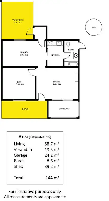 Floorplan of Homely house listing, 35 Wilpena Terrace, Kilkenny SA 5009
