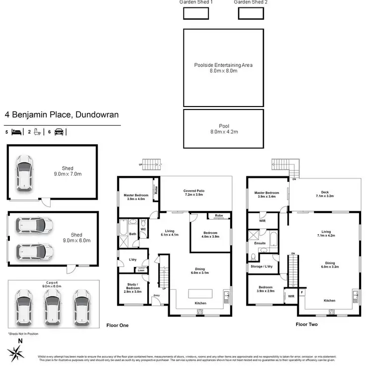 Floorplan of Homely house listing, 4 Benjamin Place, Dundowran QLD 4655