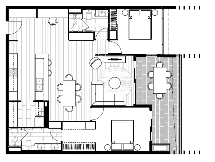 Floorplan of Homely unit listing, 6110/6 Emporio Place, Maroochydore QLD 4558