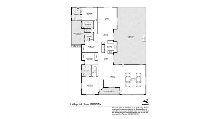 Floorplan of Homely house listing, 9 Whipbird Place, Doonan QLD 4562
