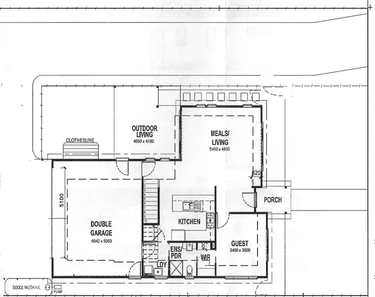 Floorplan of Homely townhouse listing, 1/1 Netherall Street, Seaford VIC 3198