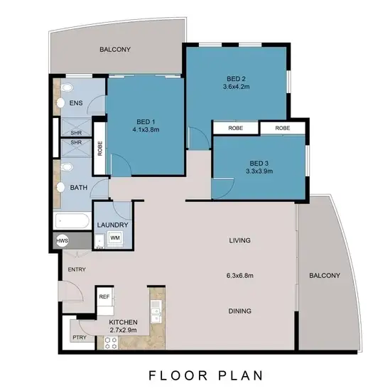Floorplan of Homely apartment listing, 8/35-37 Ocean Street North, Bondi NSW 2026