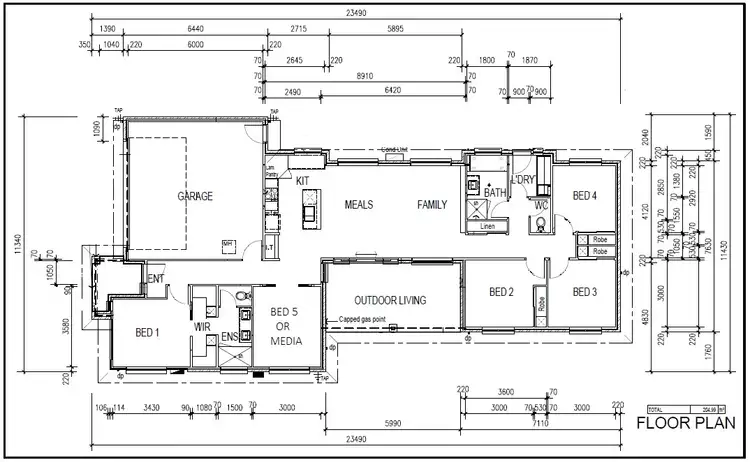 Floorplan of Homely house listing, 76 Riverview Parkway, Griffin QLD 4503