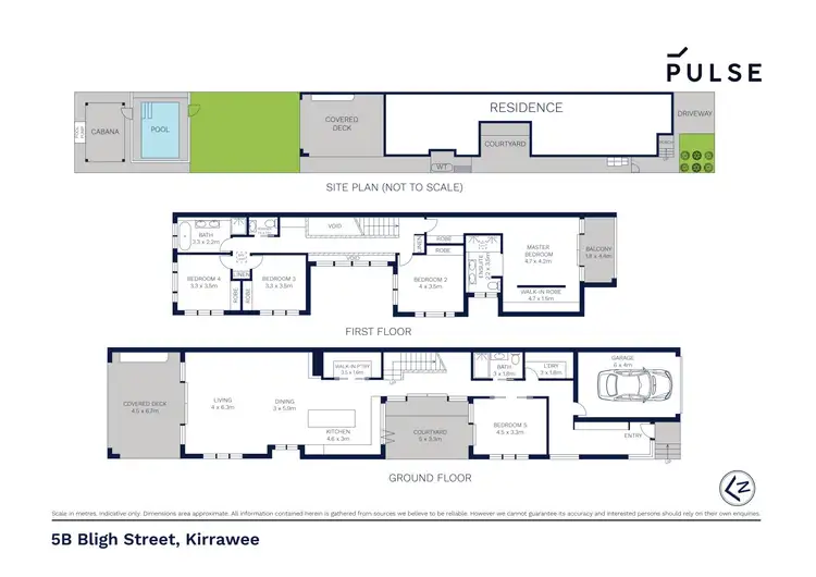 Floorplan of Homely semi-detached listing, 5B Bligh St, Kirrawee NSW 2232