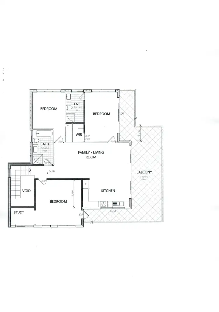 Floorplan of Homely house listing, 42 Ryan Place, Beacon Hill NSW 2100
