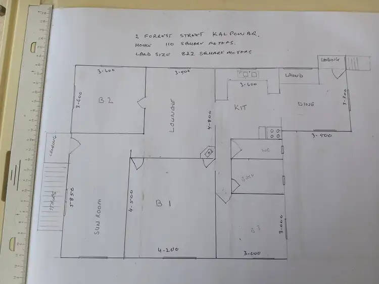 Floorplan of Homely house listing, 2 Forrest Street, Kalpowar QLD 4630