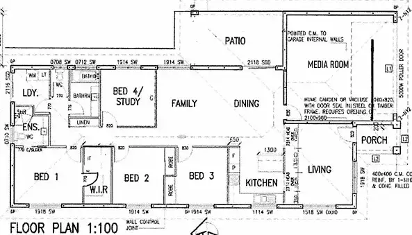 Floorplan of Homely house listing, 19 Trembath Drive, Gordonvale QLD 4865