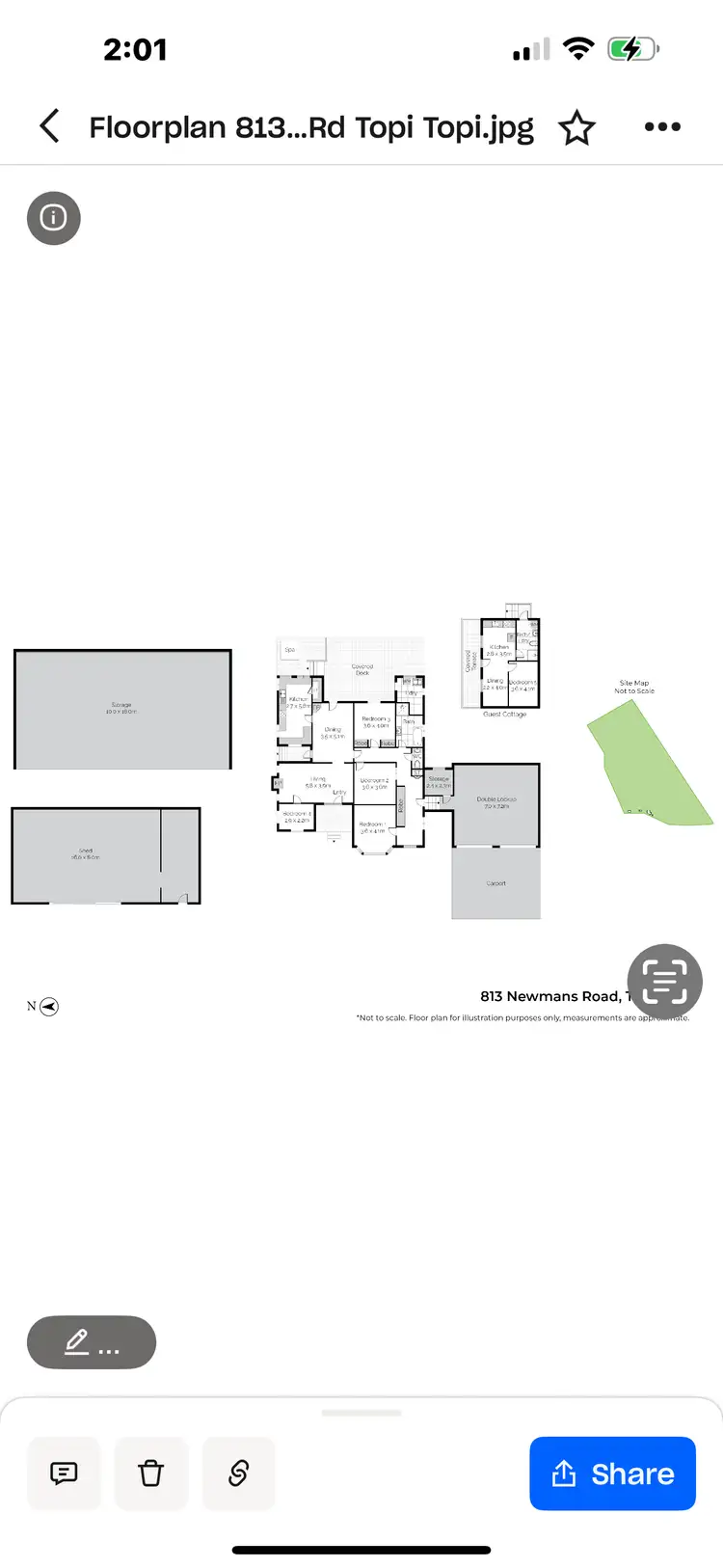 Floorplan of Homely rural property listing, 813 Newmans Road, Wootton NSW 2423