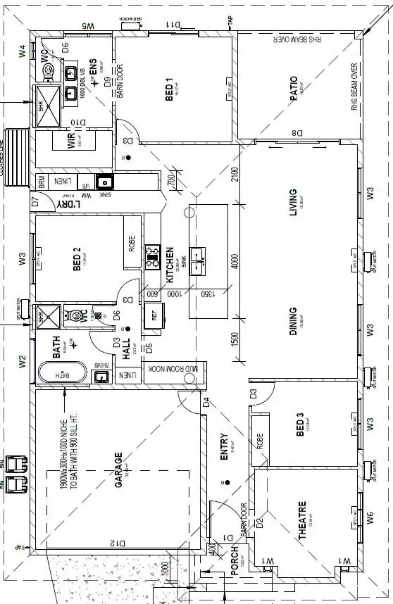 Floorplan of Homely house listing, 9 Scobie Court, Zuccoli NT 832