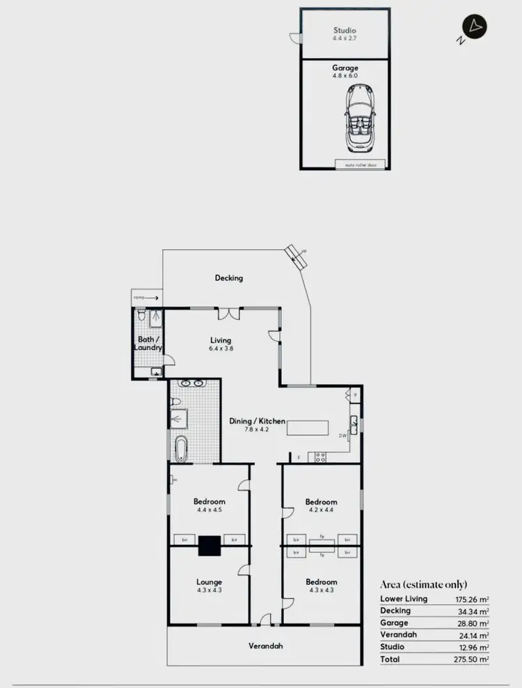 Floorplan of Homely house listing, 4 Sandergrove Road, Strathalbyn SA 5255
