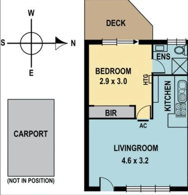 Floorplan of Homely apartment listing, 3/10 Walsh Street, Ormond VIC 3204