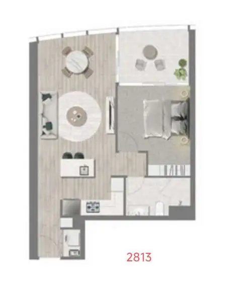 Floorplan of Homely apartment listing, 2502/8 Margaret Street, Brisbane City QLD 4000