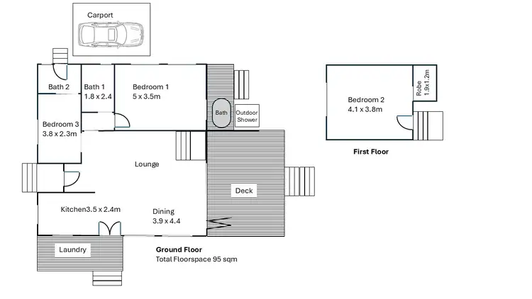Floorplan of Homely house listing, 12 Coachwood Court, Federal NSW 2480