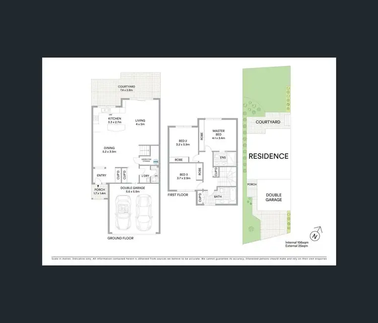 Floorplan of Homely townhouse listing, 49/8 Woody Views Way, Robina QLD 4226