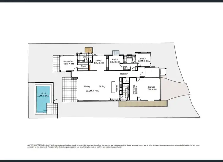 Floorplan of Homely house listing, 70 Argentea Bvd, Palm Cove QLD 4879