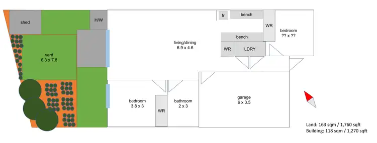 Floorplan of Homely unit listing, 2/29 Loretta Boulevard, Tarneit VIC 3029